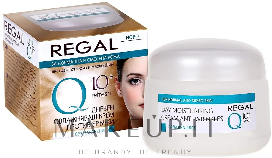 Crema idratante da giorno antirughe per pelli normali e miste