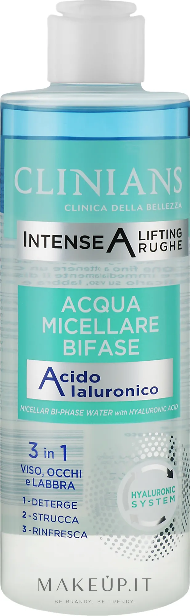 Acqua micellare bifasica