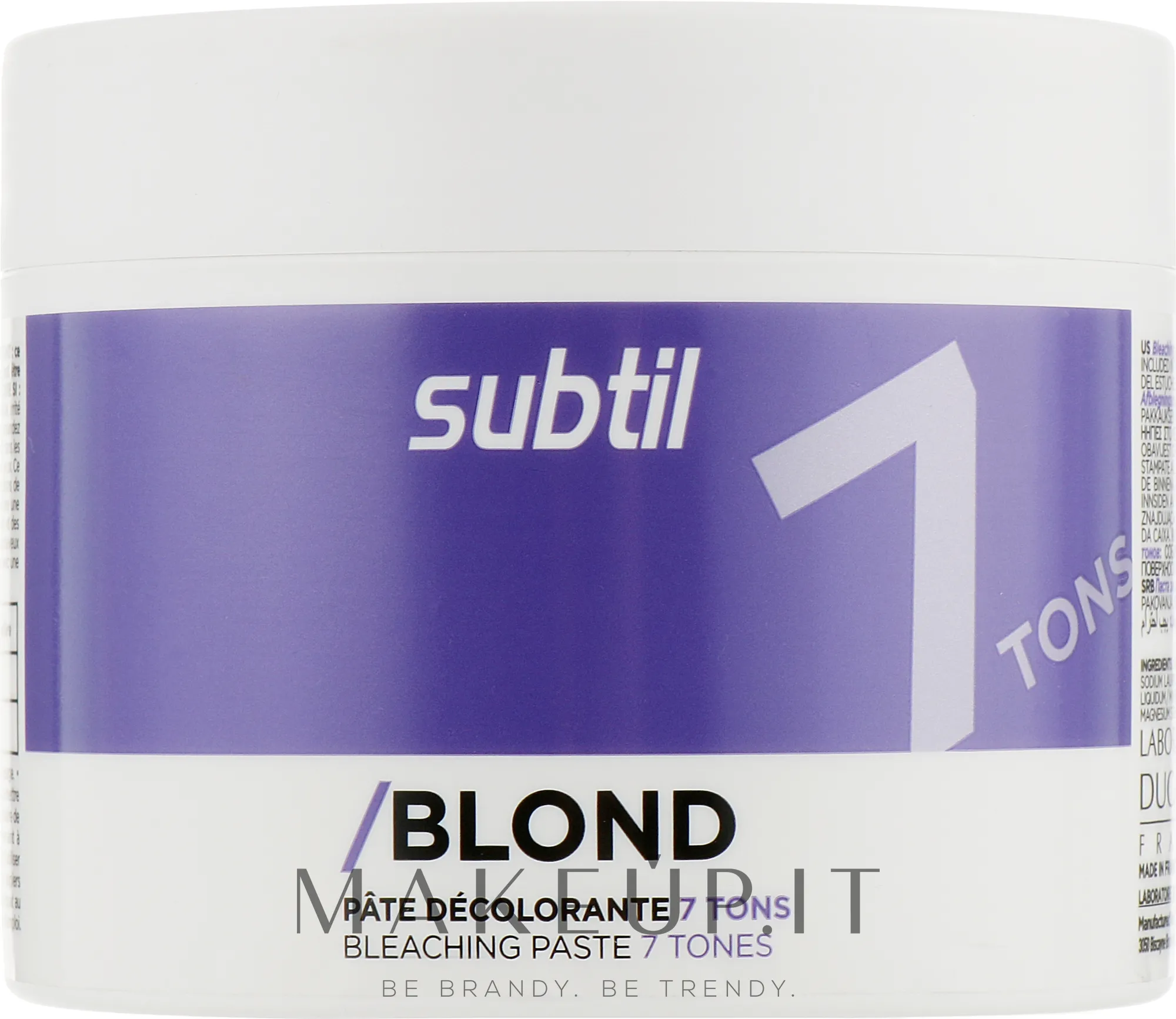 Pasta schiarente per capelli