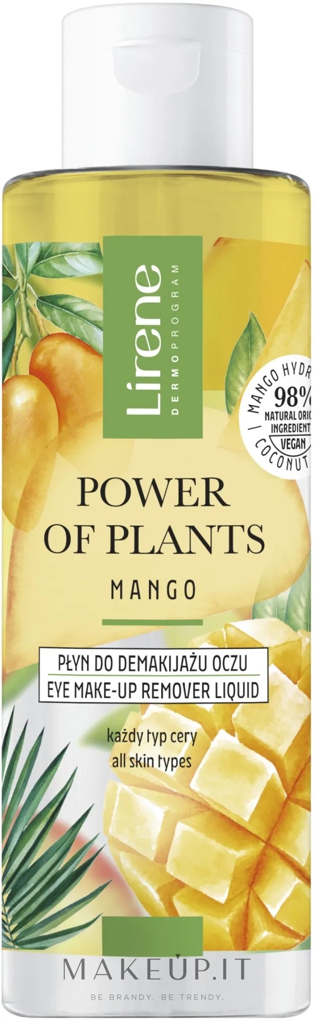Lirene Power Of Plants Mango Eye Make-Up Remover Liquid