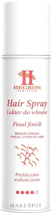 Lacca per capelli, fisaggio medio-forte