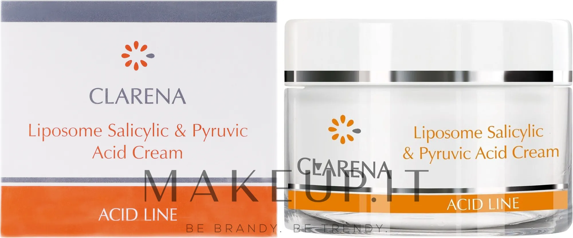 Crema viso anti-acne con acido piruvico e salicilico