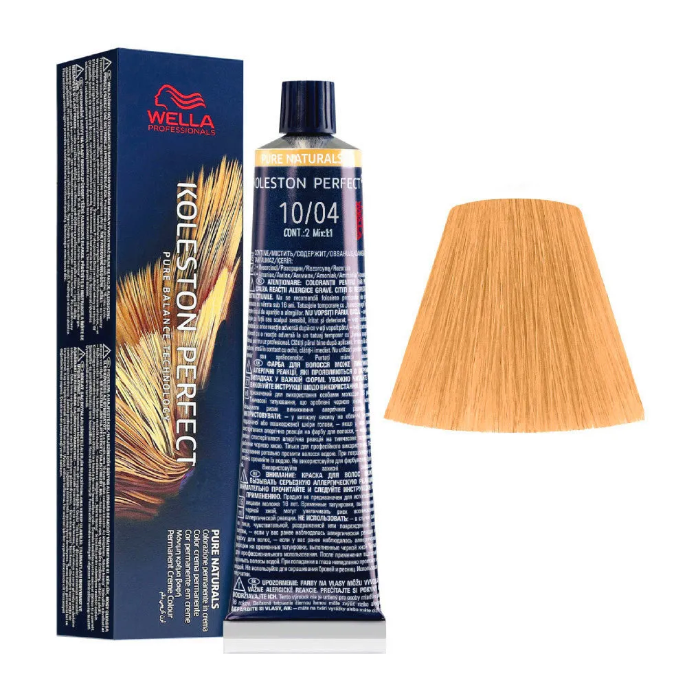 WELLA PROFESSIONALS KOLESTON PERFECT ME N.10/04 BIONDO PLATINO NATURALE RAMATO 60 ML