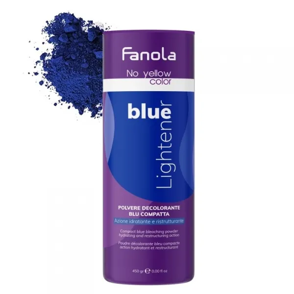 FANOLA NO YELLOW DECOLORANTE BLU AZIONE IDRATANTE RISTRUTTURANTE 450 GR.