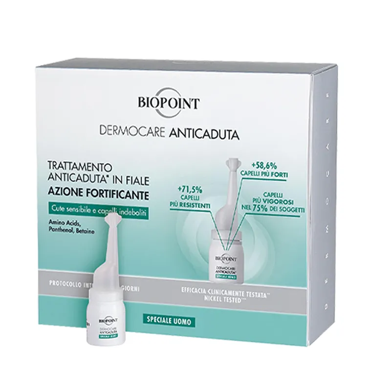 BIOPOINT PROFESSIONAL LOZIONE ANTICADUTA UOMO 6 ML CONFEZIONE 20 PZ