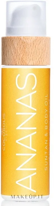 Olio acceleratore di abbronzantura «Ananas»