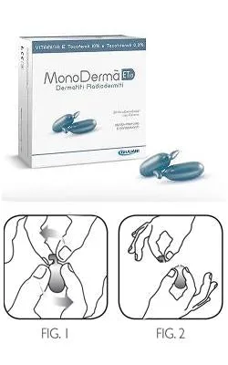 MONODERMA' ET10 VITAMINA E 10% TOCOTRIENOLI 0,3% 20 CAPSULE MONODOSE USO ESTERNO 0,9 ML