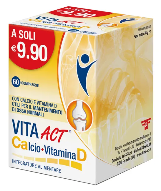 CALCIO + VITAMINA D ACT 60 COMPRESSE