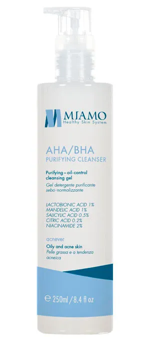MIAMO ACNEVER AHA/BHA PURIFYING CLEANSER 250 ML