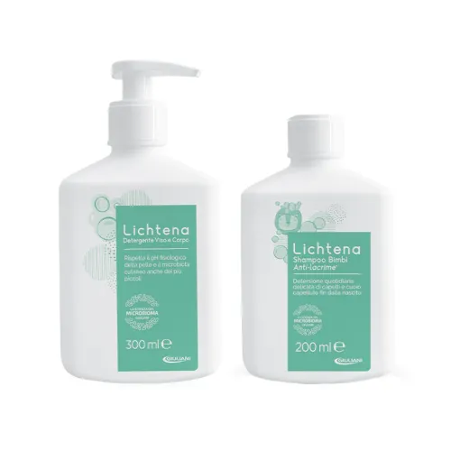 LICHTENA COFANETTO DETERGENZA 1 DETERGENTE 300 ML + 1 SHAMPOO BIMBI 200 ML