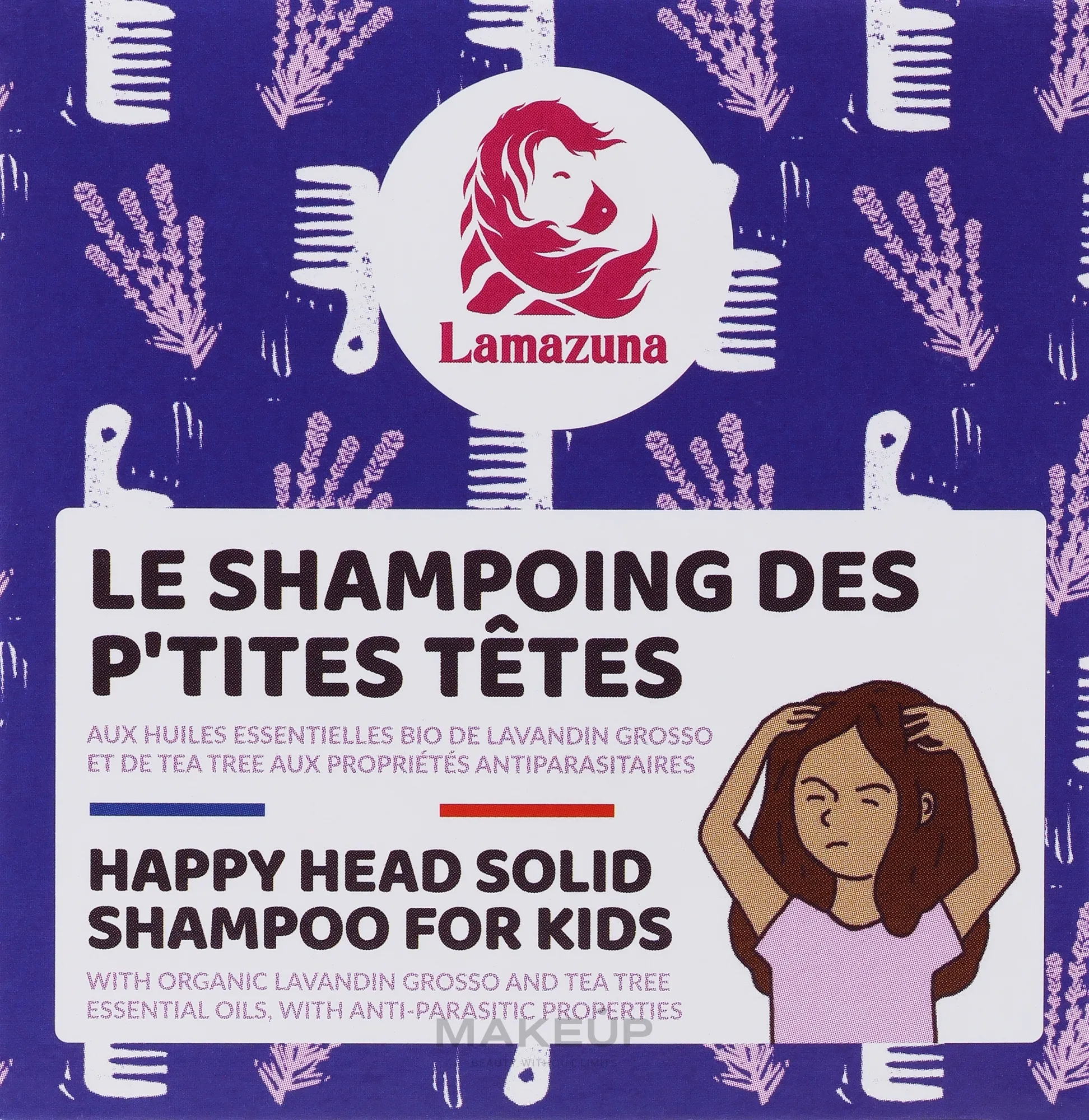 Shampoo solido per bambini antipidocchi