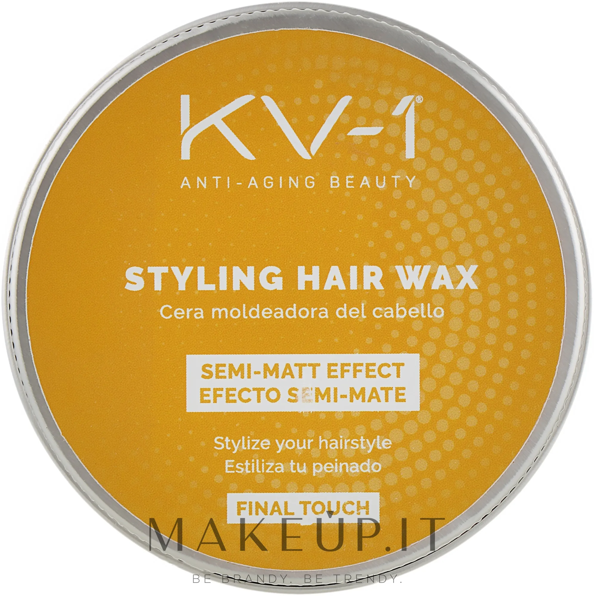 Cera opaca per acconciature