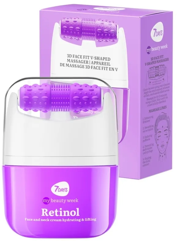 Crema-roller viso e collo al retinolo