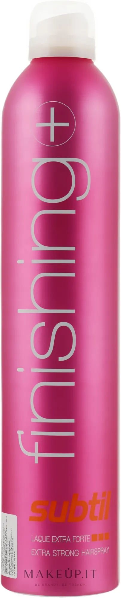 Lacca capelli, fissaggio extra forte