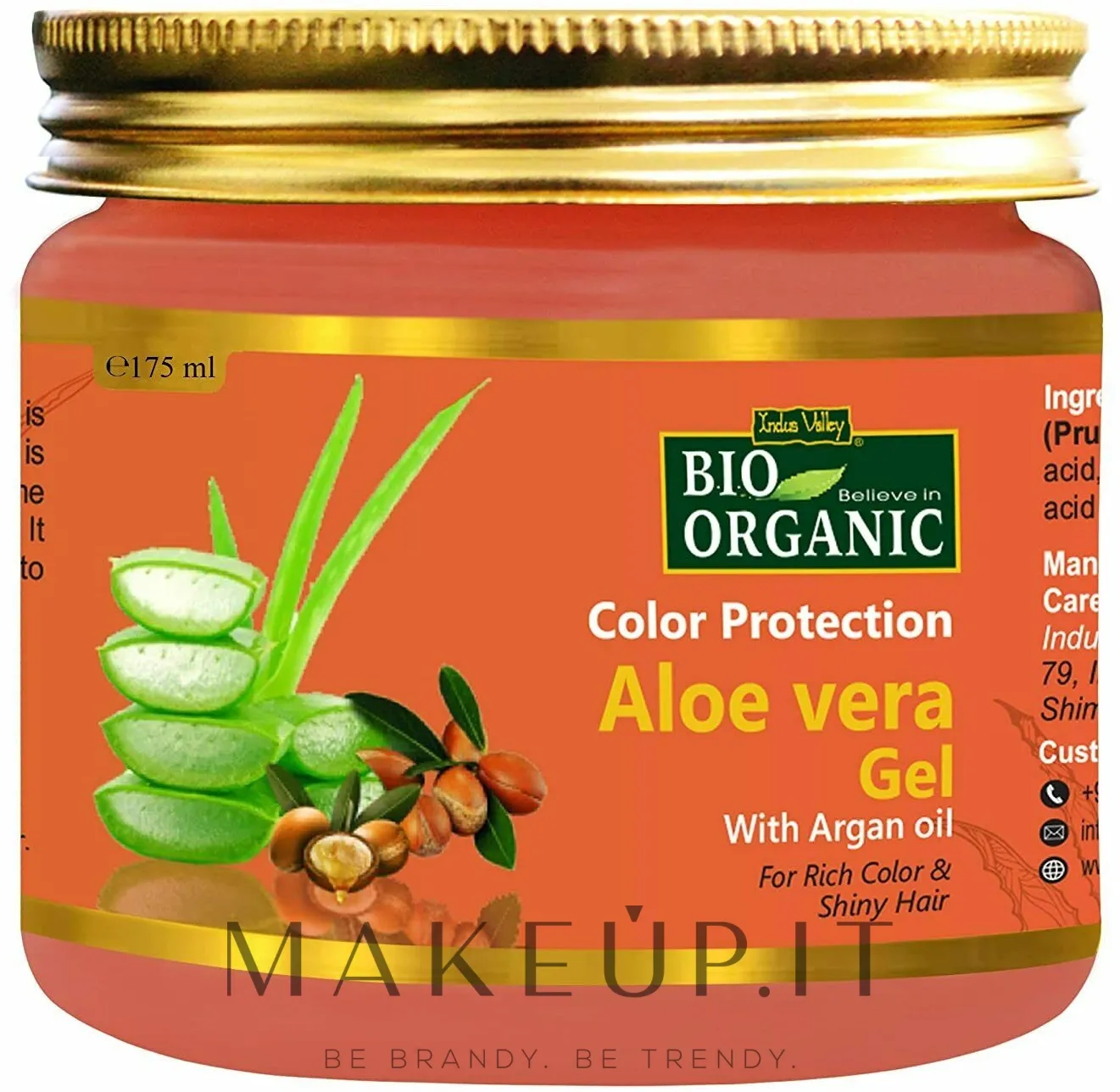 Gel protettivo all'aloe vera per capelli colorati