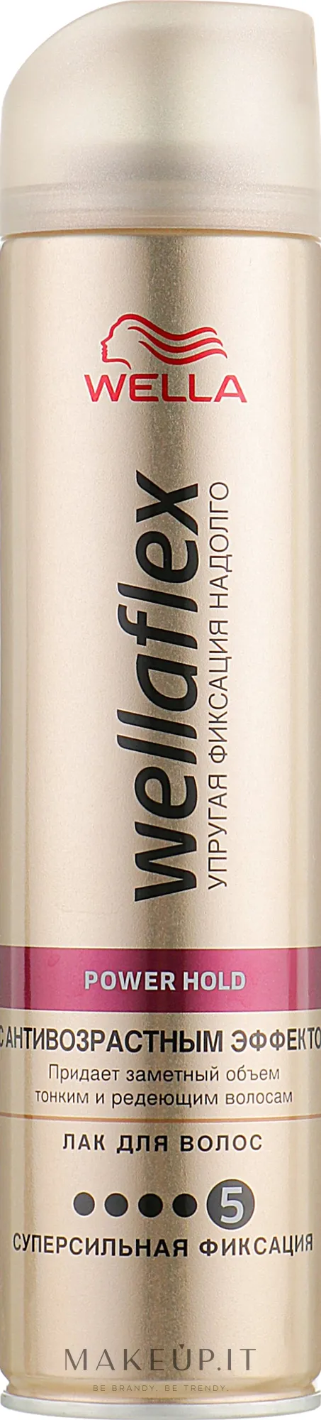 Lacca per capelli con effetto antietà