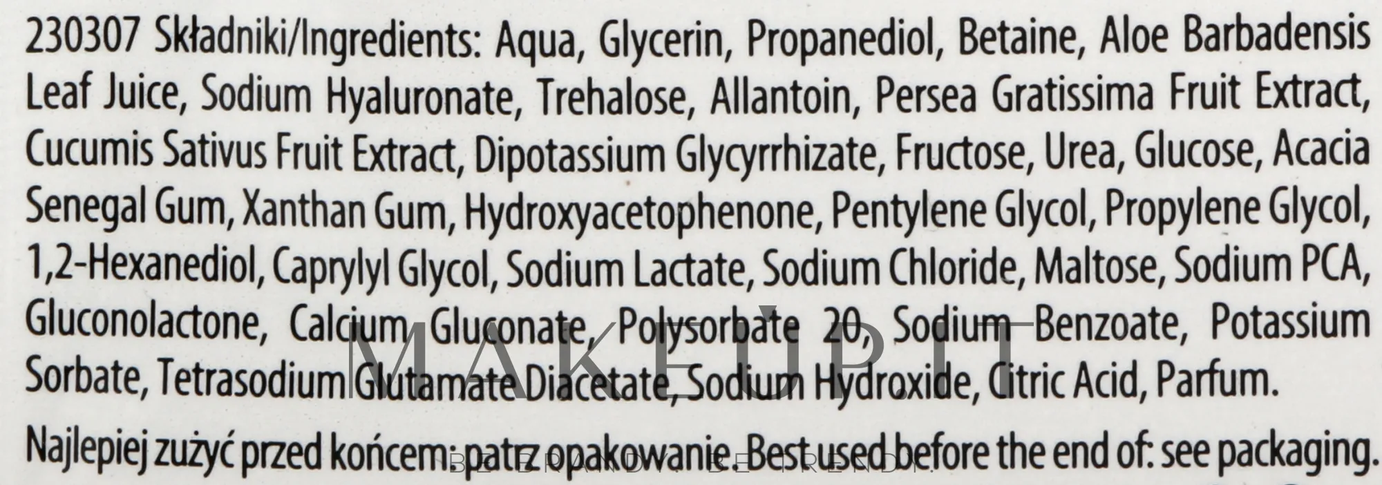 Maschera viso idratante in tessuto