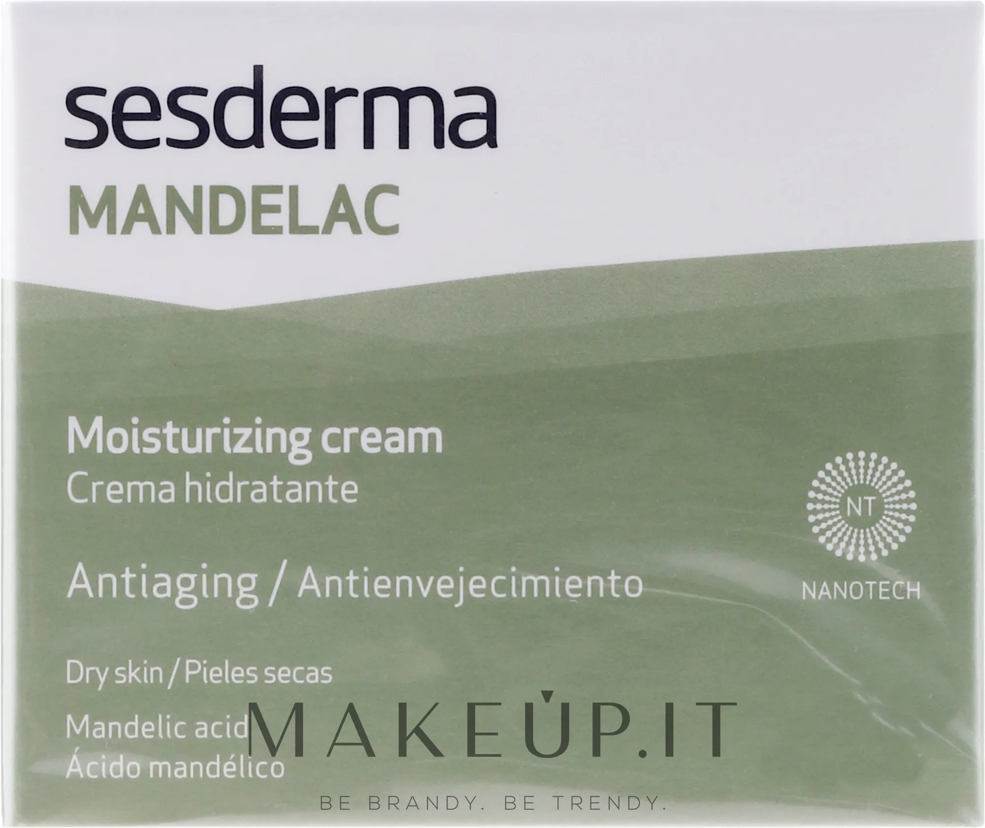 Crema idratante con acido di mandorle