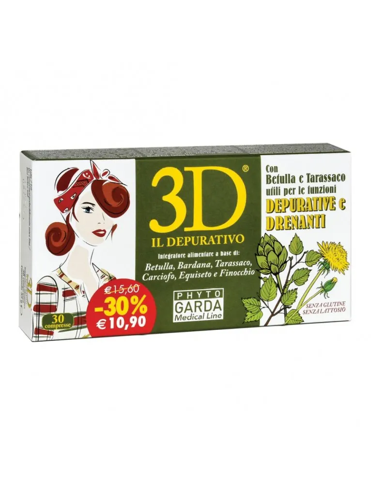 3D Drena Depura 30 Compresse