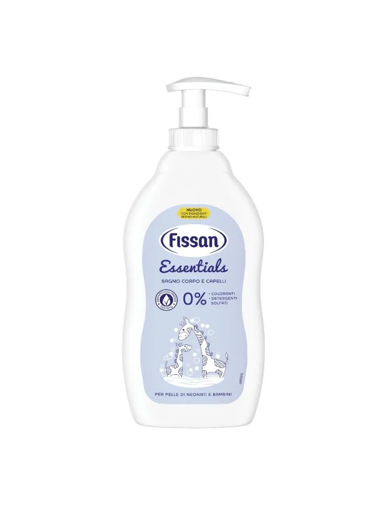 Fissan Baby Essentials Bagno Schiuma Per Corpo e Capelli 400ml
