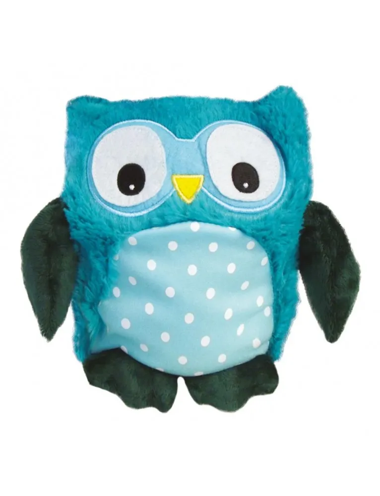 WARMIES Peluche Hooty Blu