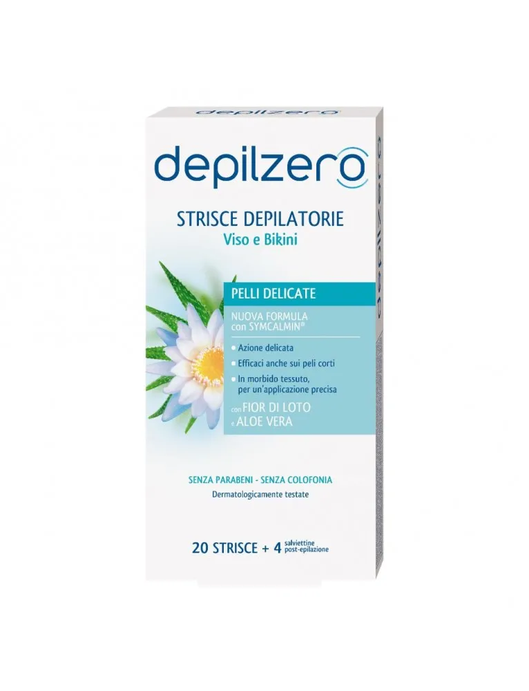 DEPILZERO Str.Viso/Bikini 24pz